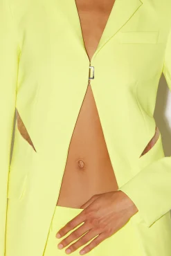 Tulle Panelled Blazer