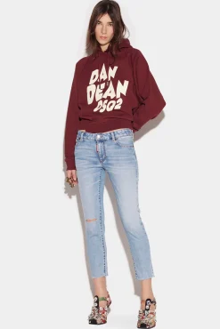 Twiggy Light Wash Medium Waist Cropped Jeans