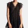 V Neck Lace Top
